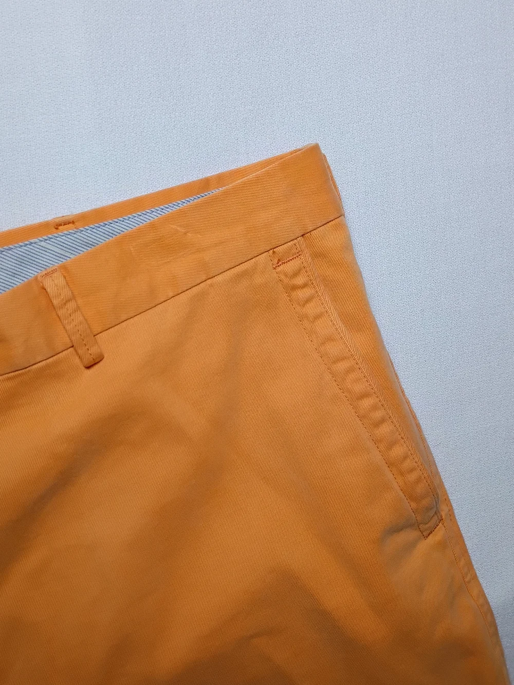 Peter Millar Mens Twill Flat Front Chino Shorts 38 Clay Orange 7